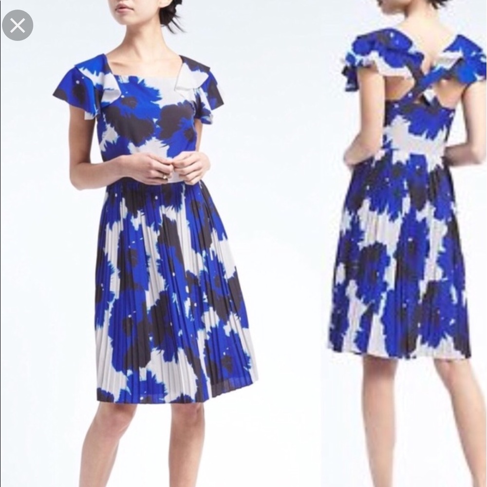 NWT Banana Republic beautiful flutter sleeve dress